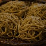 七間本陣 - そばのアップ