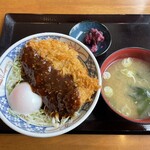 Katsuten - 味噌ひれかつ丼と味噌汁