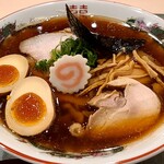 らぁ麺花萌葱 - 特製極太手揉み魚介らぁめん1380円　大盛150円