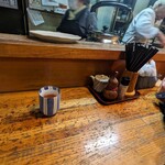 たん焼き 山梨 - カウンター。