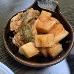 平壌苑 - キムチ盛