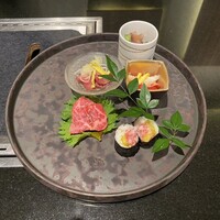 焼肉 喰心 - 五種盛り