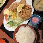 味の里 おたふく - 唐揚げ定食