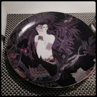 御膳房 六本木店 - わりと衝撃だったこのユニークなお皿は、使わずに下げられてしまった。