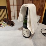 ブラッスリーしんかわ - 妻のノンアルコールシャンパン