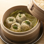 basil green shumai