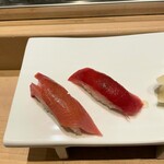 Sushi Uoju - 赤身に大トロ