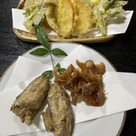 鯉西 - 鮎とかじか揚げ