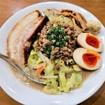 麺や遊大 - 味噌遊大タンメン♪すりおろし生姜がアクセント。とっても満足感の高い一杯です。