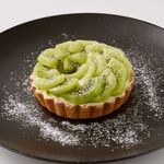 Kiwi fruit cheese tart