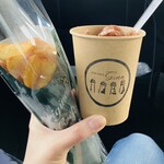 FUNFOOD Gina - フライドポテト(￥320)とあげっフル(￥270)♪揚げものばっかり笑 家族みんなで美味しくいただきました〜