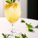 Yuzu chamomile soda