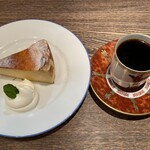 カフェ ファソン - ファソンのバスクチーズケーキセット