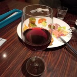 SNOWEE CAFE - グラス赤ワイン