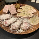 肉とワイン Jinen - お肉の前菜３種