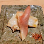 匠 進吾 - 追加）北寄貝の炙り、七味