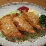 Izakaya Burari - 中身がスカスカでちょっと残念な「エビマヨのカリカリ揚げ(\550)」。