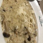 トラットリア ルナピエナ - いろいろ茸とボルチーニ茸のクリームソースのリゾット