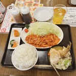 わ楽 - ポークチャップ定食