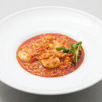 海老のチリソース金木犀仕立て