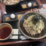 蕎麦とラー油 - 