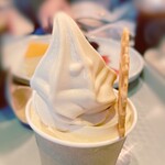 Chizu Gaden - チーズケーキソフトクリームは、チーズケーキよりも濃厚なクリームで、最後まで飽きずに食べられた。