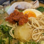 大砲ラーメン  - しつこいですが、惚れ惚れするビジュアル