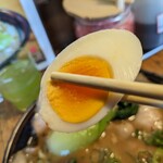 大砲ラーメン  - ゆで玉子