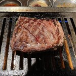 焼肉ホルモン ぼんず - ネギたく上ハラミステーキ