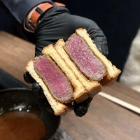 USHIMITSU NISHIAZABU - 特選和牛ヒレのブリオッシュカツサンド