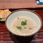 廣澤 - ⑫中国粥(刻み鶏肉&刻み豚肉&ピータン&干し貝柱)