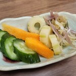 母娘げんか - ぬか漬け（キュウリ、ニンジン、セロリ、ミョウガ）