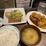 釘本食堂 - 豚足B定食ランチ980円