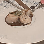 ルフージュ - 2つ目のオードブル　ホタテの炭火焼