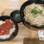 TSUKIJI SAMURAI - ミニ漬け丼とそば大盛