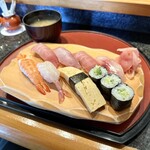 しほう田 - にぎり鮨ランチ … ¥1,300円（税込）