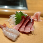 しほう田 - 甘海老、とろ