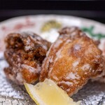 よし町 - 2024.3 天然河豚唐揚げ（かま、くち）