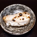 よし町 - 2024.3 天然河豚炭焼き（白子）