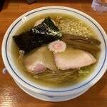 きく屋 - いつものキレイな中華そば。