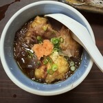 かかし屋 - 白子の揚げ出し豆腐