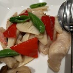 中国料理 星ヶ岡 - 金目鯛と筍の炒め