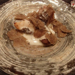 虎白 - 海老芋、マナガツオとトリュフソース