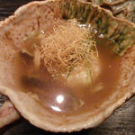 虎白 - 胡麻豆腐　すっぽんのスープ　