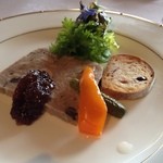 オーベルジュ まつむら - フォアグラとキノコのテリーヌ