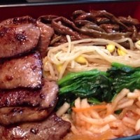 叙々苑 新宿小田急ハルク店 - ビビンバ牛タン塩だれ焼重アップ