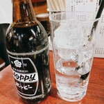 Kagaya - せんべろセット2杯目、ホッピーセット