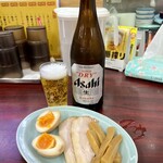 大公タンタン - 中瓶ビールとおつまみセット