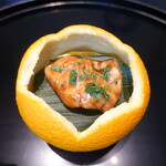 京都 吉兆 - 鱒の木の芽焼き