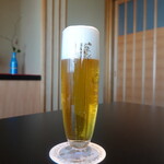 最初はビール♪